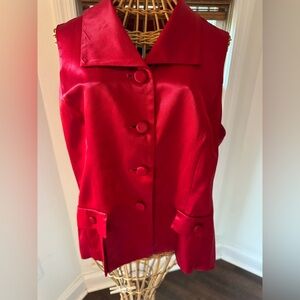 Vintage Women’s Dressy Button Up Tank Size 14